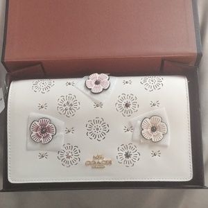 Coach Crossbody Bag with Flowers